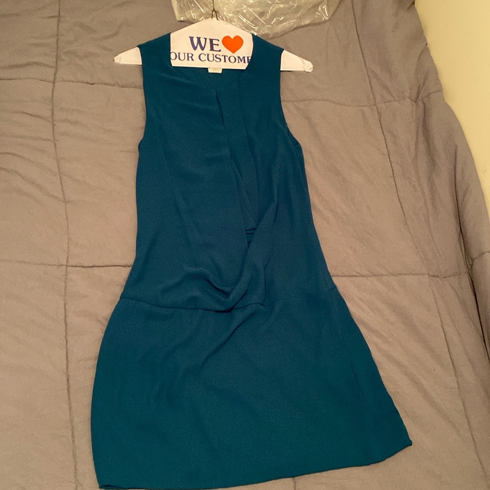 Dress teal color